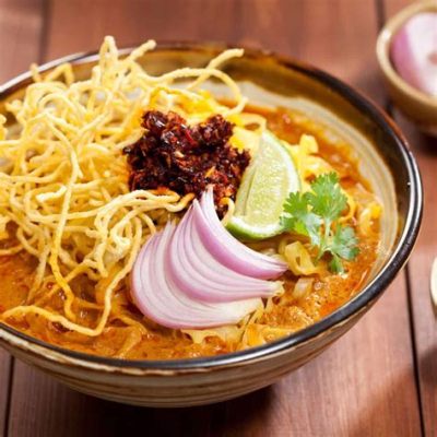  Khao Soi Tavuk: Bir Tayland Lezzet Yolculuğu İçin Kremalı ve Keskin Bir Karmaşım!